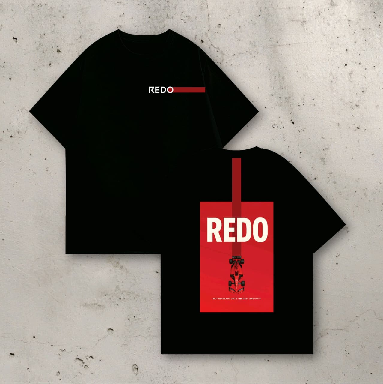 REDO CAR OVERSIZED TSHIRT.