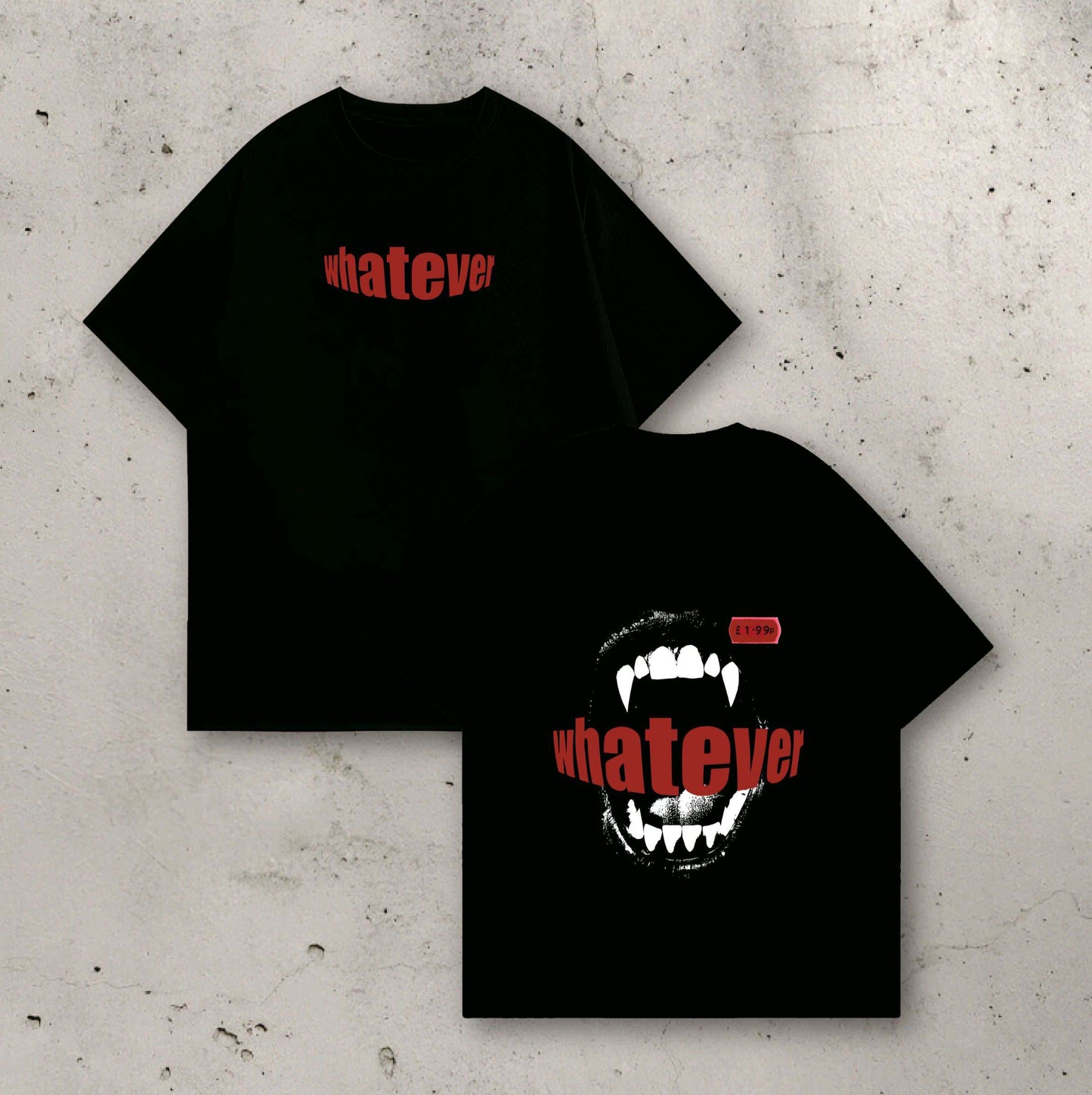 WHATEVER OVERSIZED TSHIRT.