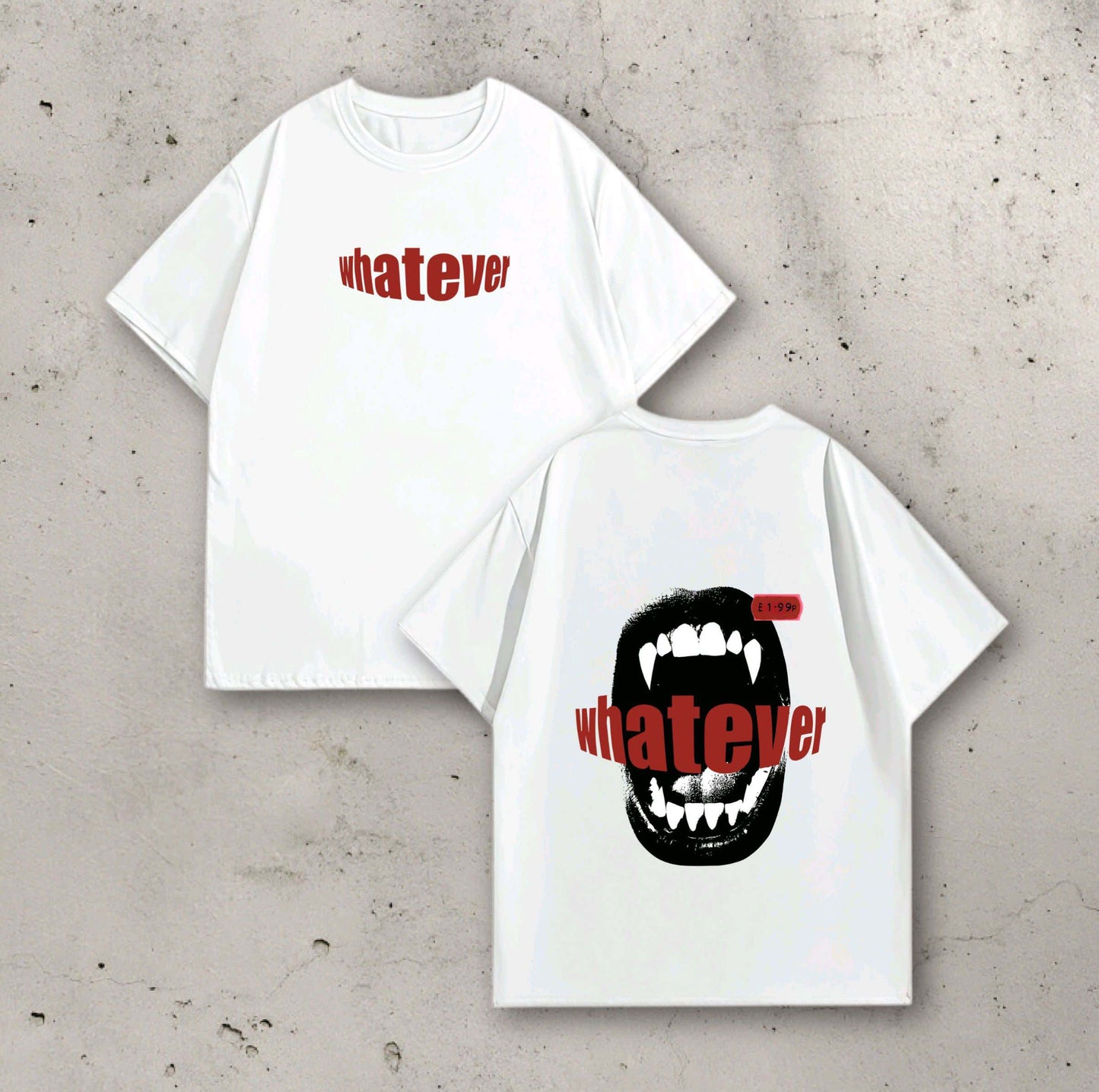 WHATEVER OVERSIZED TSHIRT.